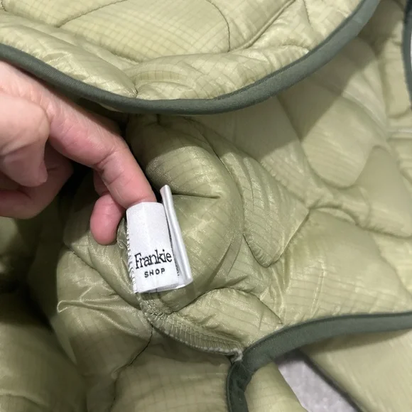 PRICE FIRM-THE FRANKIE SHOP TEDDY QUILTED JACKET - Picture 13 of 15